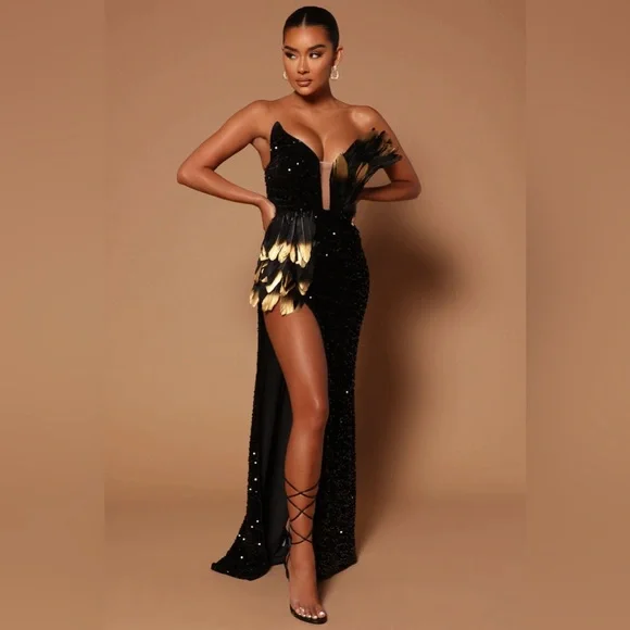 Fashion Nova | Dresses | Fashion Nova Luxe Jennifer Feather Fashion Nova | Dresses | Fashion Nova Luxe Jennifer Feather
